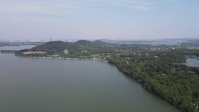 湖北武汉东湖5A景区航拍