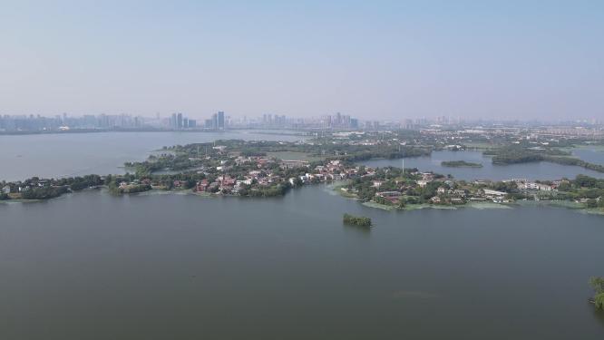湖北武汉东湖5A景区航拍