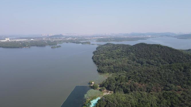湖北武汉东湖5A景区航拍