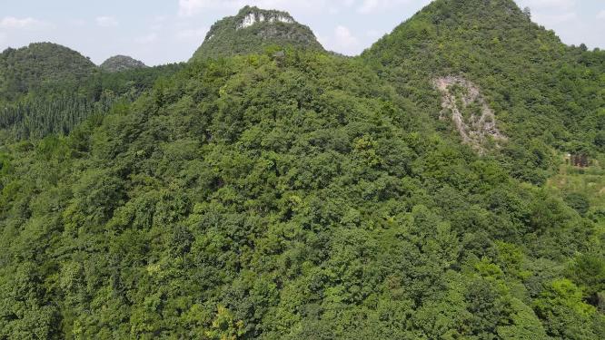 航拍贵州大山