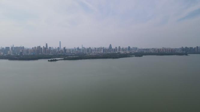 湖北武汉东湖5A景区航拍