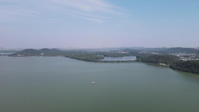 湖北武汉东湖5A景区航拍