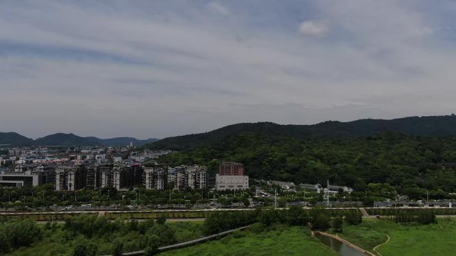 航拍湖南长沙岳麓山