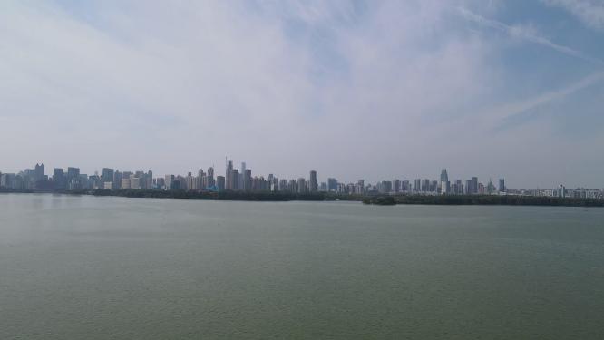 湖北武汉东湖5A景区航拍
