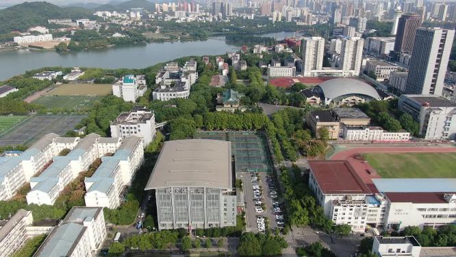 航拍武汉体育学院