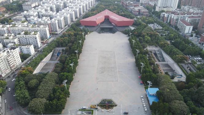 航拍辛亥革命武昌博物馆