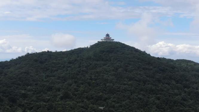 航拍湖南张家界天门山天门洞5A景区
