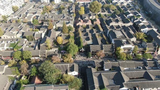 航拍南京老门东历史文化古建筑