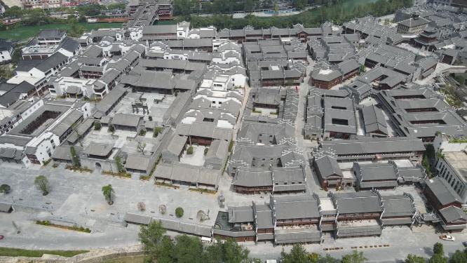 航拍贵州铜仁古城