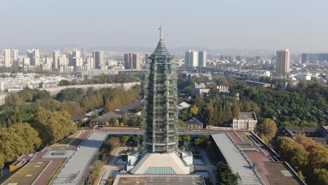 航拍南京大报恩寺